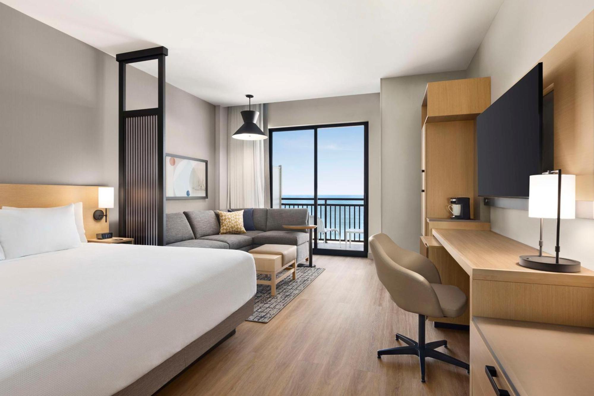 Oceanfront King Room with Sofa Bed