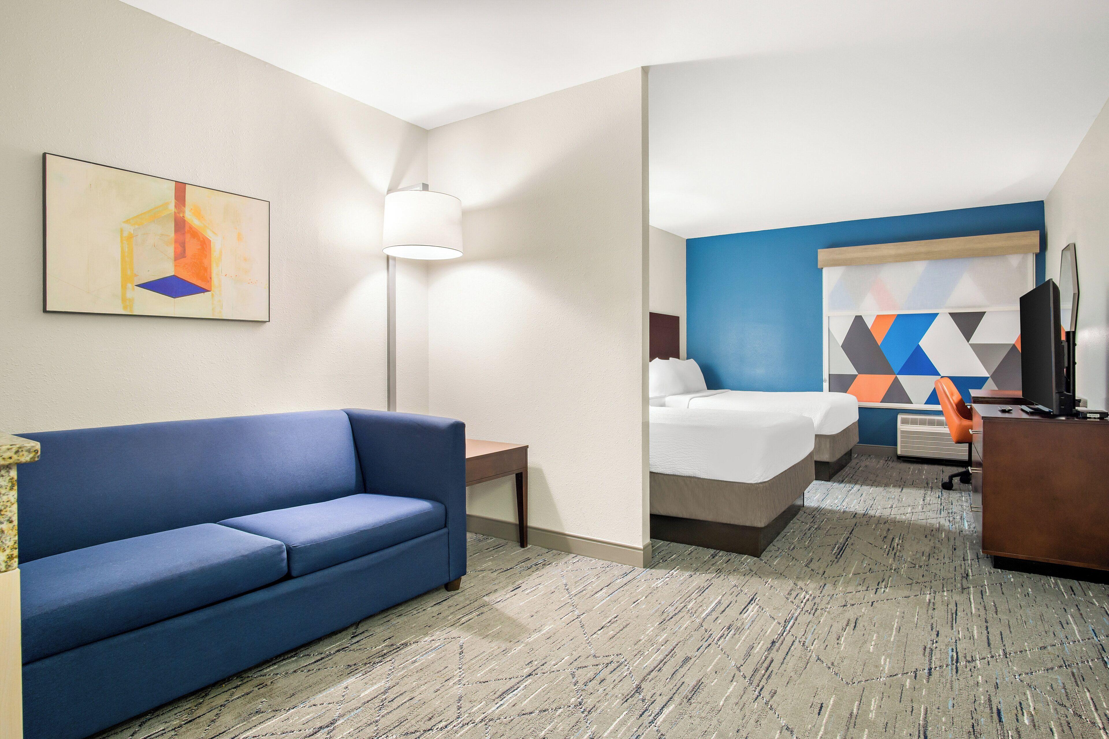 Queen Suite with Two Queen Beds and Sofa Bed
