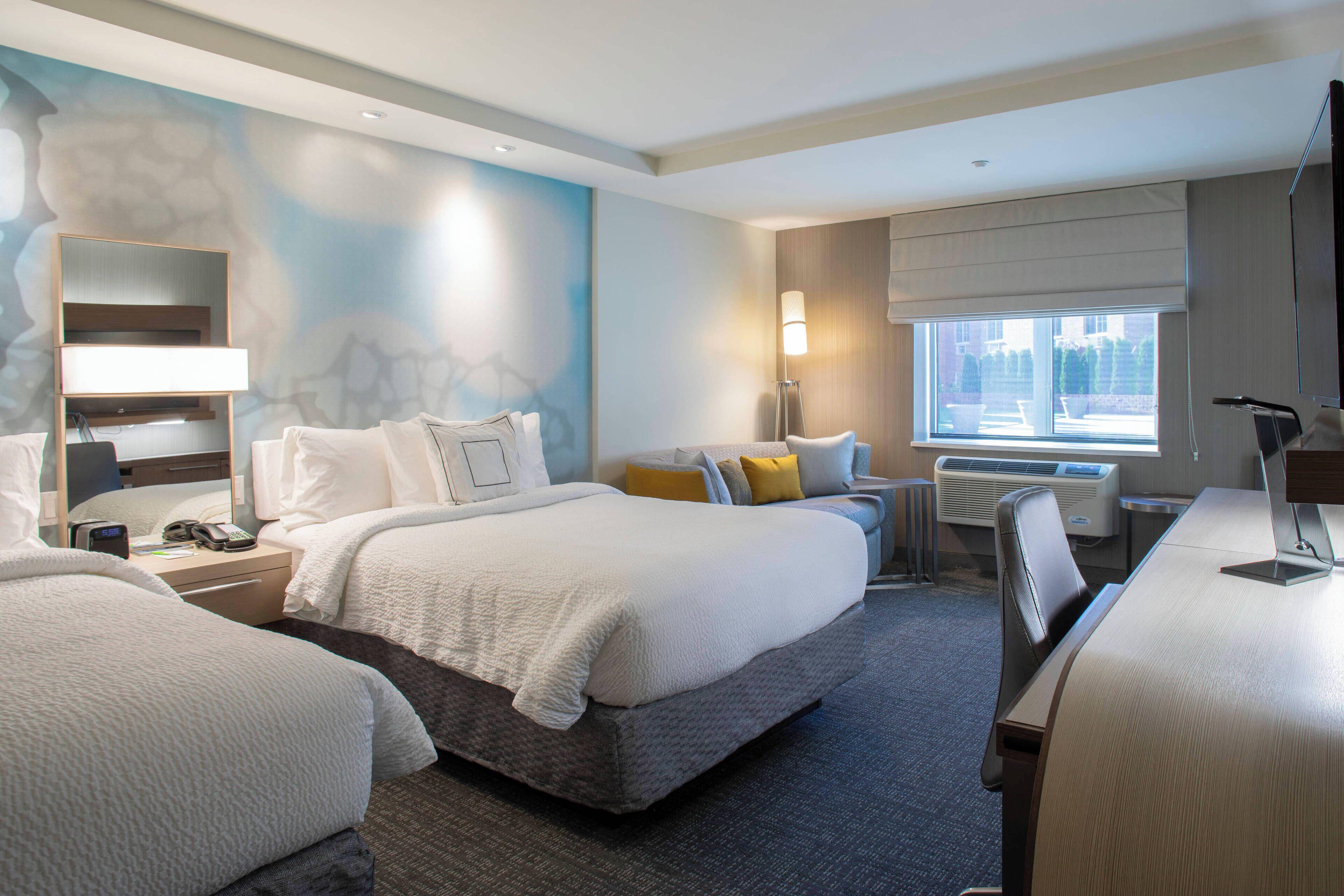 Double Room with Two Double Beds and Sofa Bed