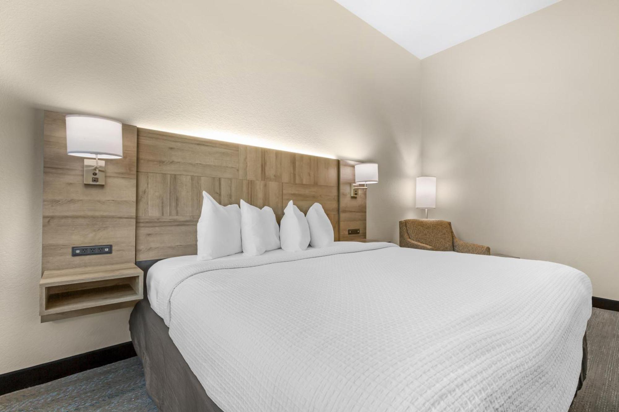 One-Bedroom King Suite with Roll-In Shower, Sofa Bed and Kitchenette - Disability/Non-Smoking