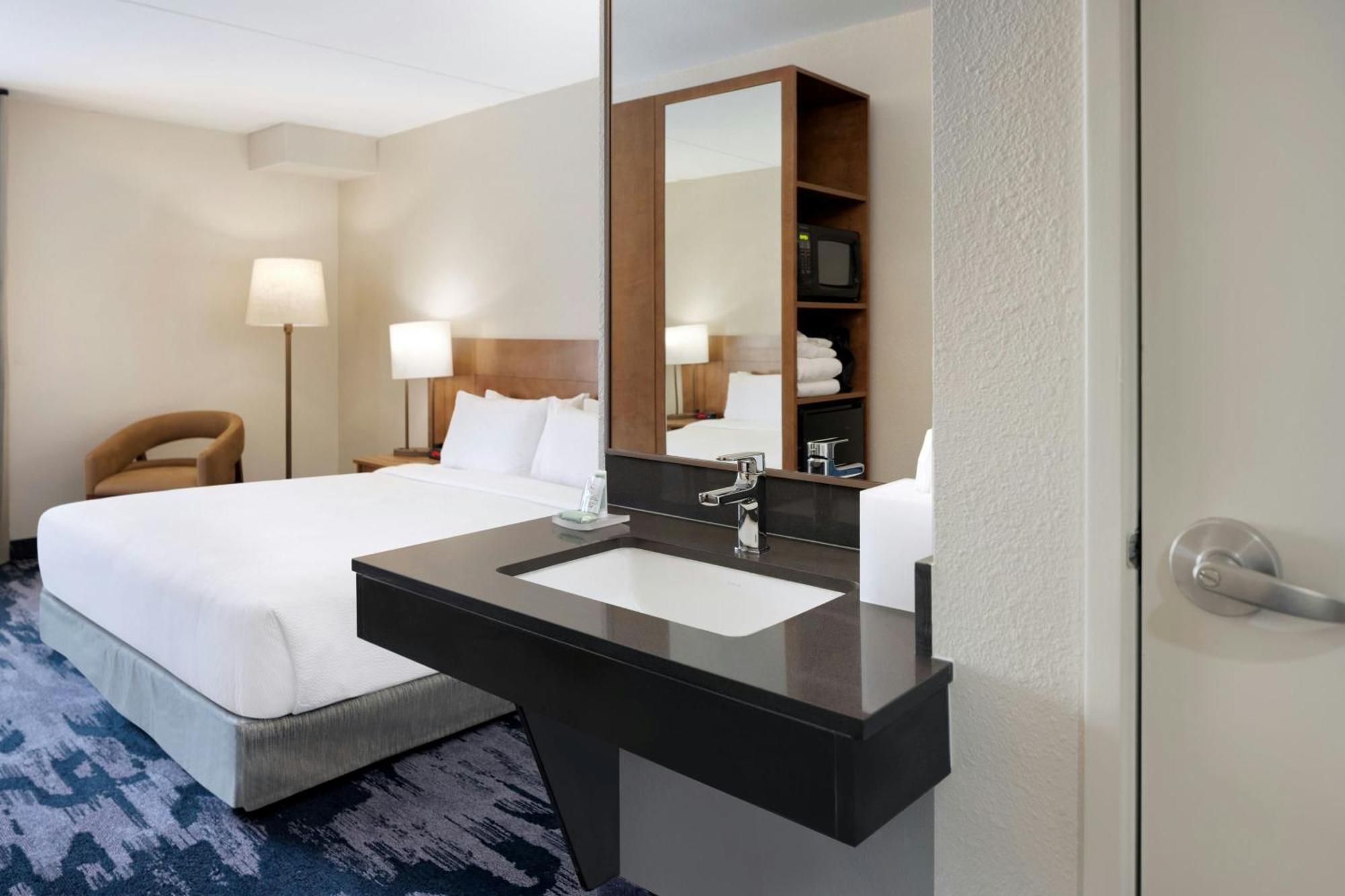 Guest Room with One King Bed and Sofa Bed