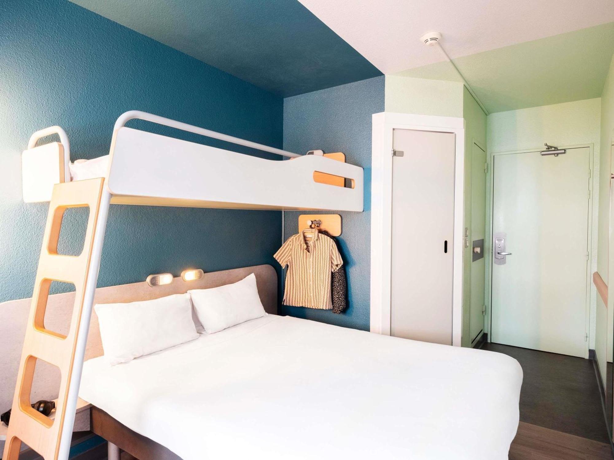 Triple Room with One Double Bed and One Bunk Bed
