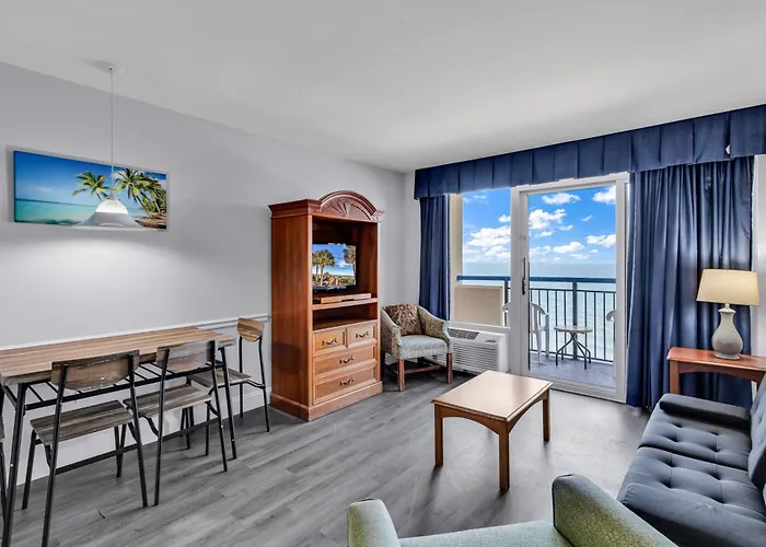 Boardwalk Beach Resort Condo W Oceanfront Balcony Myrtle Beach