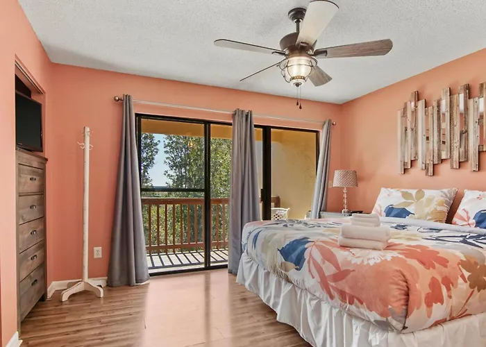 5 Minutes Walk To Beach, Family Friendly Condo With Shared Pool, Tennis Court Panama City Beach